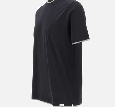 T-shirt in cotone Supima DK17105 NERO DIKTAT 