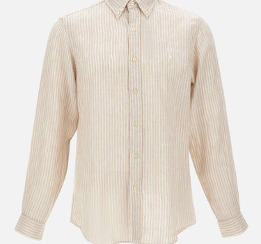 Camicia in lino a righe 710B15594 006 POLO RALPH LAUREN 