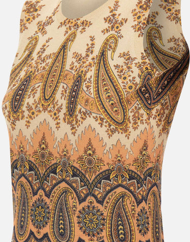 Top in seta e cashmere WRKE0238 AKA03X0822 ETRO 