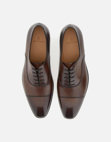 Stringate "F.J Lav. GY" in pelle 765MONTELLA CU08 DUCA DEGLI ABRUZZI 