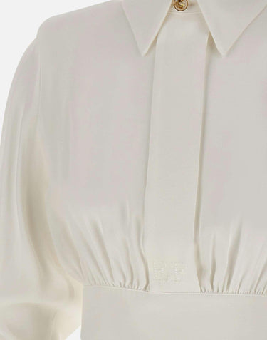 Camicia in georgette con nodo dietro CA14761E2 360 ELISABETTA FRANCHI 