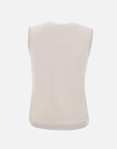 Top in maglia con lurex 57277 23003056 GRAN SASSO 