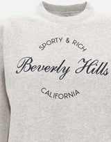 Felpa "Beverly Script Crewneck" ST09876257GY03 GRAY SPORTY & RICH 