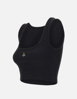 "Cropped rib vest" 1G010011 J009CN401 VIVIENNE WESTWOOD 