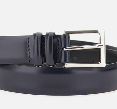 Cintura "Kansas" in pelle lucida U03201 BLU ORCIANI 