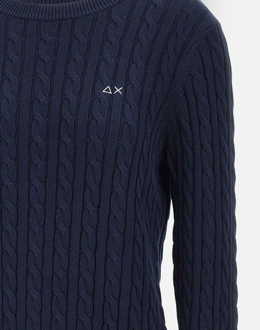"Cable knit sweater" K35224 07 SUN68 