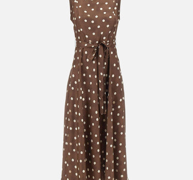 Abito in twill fantasia pois 2619221013600 002 'S MAX MARA 
