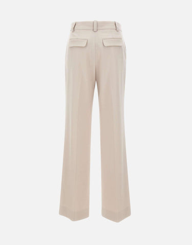 "Tailored Straight Leg Trouser" 1325WTR006429B PUMICE VICTORIA BECKHAM 
