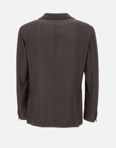 Blazer in lana e seta 26X579 26182650307R CORNELIANI 