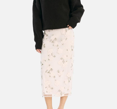 Gonna longuette con paillettes 115362 3077 ROTATE BIRGER CHRISTENSEN 