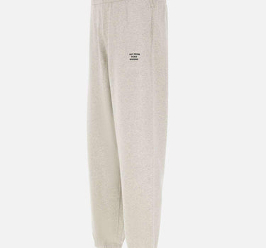 Pantaloni jogger in pile con slogan PERMBP208 CO312GY DROLE DE MONSIEUR 