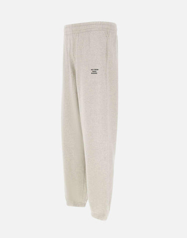 Pantaloni jogger in pile con slogan PERMBP208 CO312GY DROLE DE MONSIEUR 