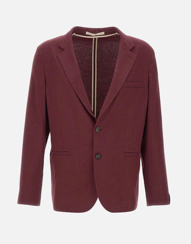 Blazer in misto lino L0423632 4469 PAOLO PECORA 