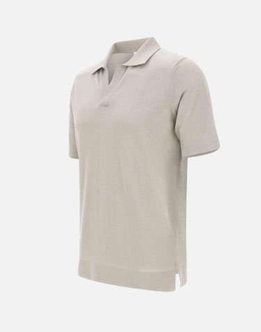 Polo in crepe di cotone PL0MCSK CR14R902 FILIPPO DE LAURENTIIS 