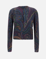 Cardigan in lana e cashmere WRKP0009 AV714X0887 ETRO 