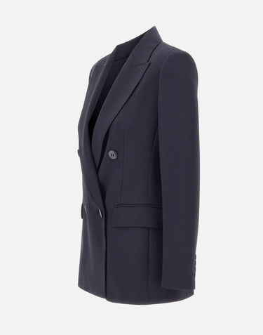 Blazer sfiancato in crêpe di lana 2616041061600 004 MAX MARA STUDIO 