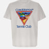 "Tennis club printed t-shirt" MPF25JTS001 01 CASABLANCA 