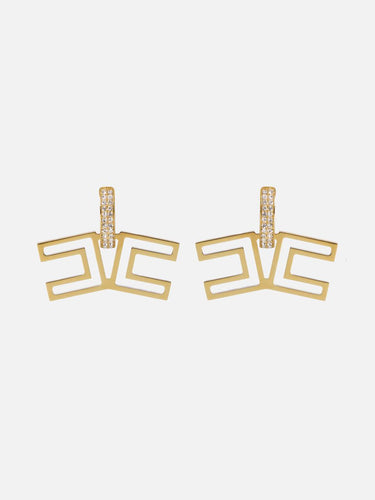 Orecchini con pavé di strass OR31A61E2 U95 ELISABETTA FRANCHI 