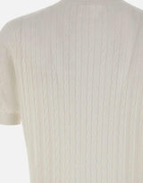 Maglia a maniche corte a trecce 30002106 001 KANGRA 