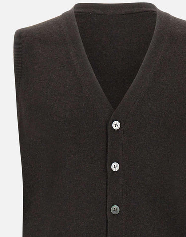 Gilet in lana e cashmere CB1SM WC12R190 FILIPPO DE LAURENTIIS 