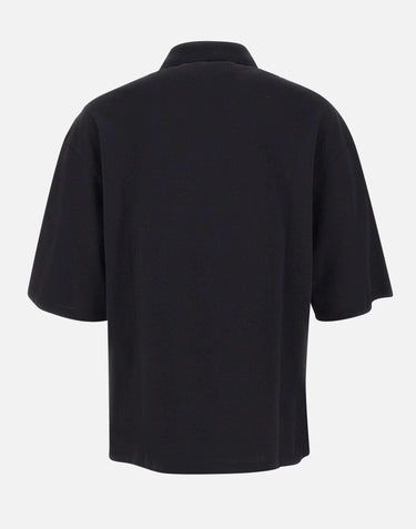 Polo over con logo ricamato AM326JR018 0002 AMIRI 
