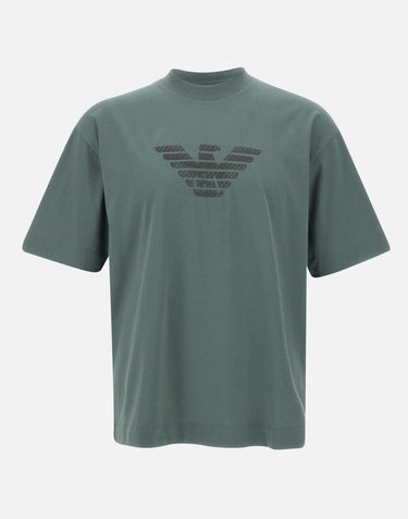 T-shirt  in cotone organico EM001026 AF13669M9058 EMPORIO ARMANI 