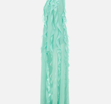 Abito lungo con rouches 8212 TIFFANY LES FILLES D'EVA 