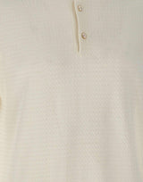 Polo in cotone con lavorazione a treccine PL1MC CR14T020 FILIPPO DE LAURENTIIS 