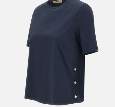 T-shirt in cotone interlock JG000258D M01520639200 HERNO 