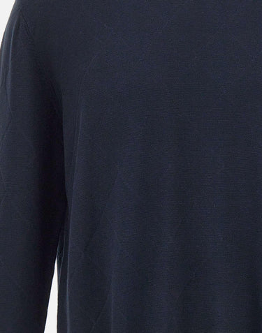 Maglia in cotone con lavorazione a rombi DK17016 BLUNOTTE DIKTAT 