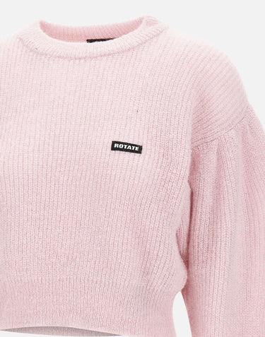 "Knit Puff Crewneck" 114278 191 ROTATE BIRGER CHRISTENSEN 