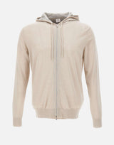 Felpa full zip in misto lana M76MAGM69 MAG0M0430206 ELEVENTY 