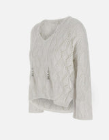 Maglia in lino e cotone 170060 001 KANGRA 
