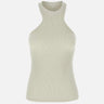 "Ribbed jersey tank top" PS25441200 000 ANDREADAMO 