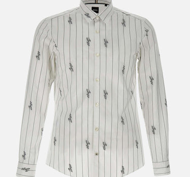 "C-Roan" camicia in cotone 50535411 100 BOSS 