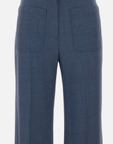 Pantalone "Alina" 1226WTR005115D BLUE VICTORIA BECKHAM 