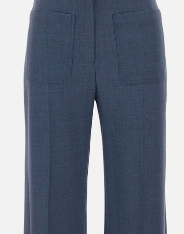 Pantalone "Alina" 1226WTR005115D BLUE VICTORIA BECKHAM 
