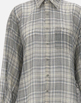 Camicia "Zero Waste checked" COPCH94F2065 GRY COPERNI 