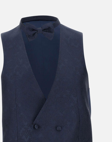 Gilet e papillon da cerimonia  in misto seta 91CT07 3197185002 CORNELIANI 