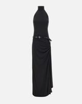 Abito con scollo all'americana sospeso COPR238F5022 BLK COPERNI 