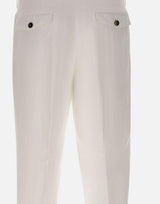 Pantaloni in misto cotone e lino COZTCLZB0CL1 SD61Y010 PT TORINO 