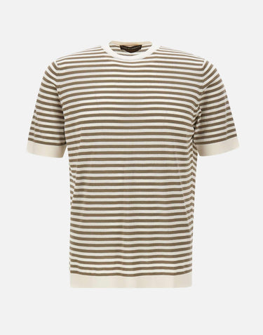 T-shirt in cotone a righe TS0MC CR14R15102 FILIPPO DE LAURENTIIS 