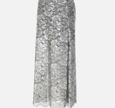 Gonna midi in pizzo 25AJJU598PA0244 V912 RABANNE 