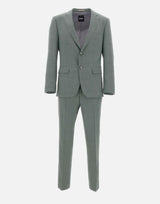 Abito due pezzi slim fit con micromotivo 50557252 348 BOSS 