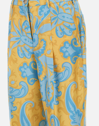 Pantaloni in seta WREA0039 99SA1G6X0841 ETRO 