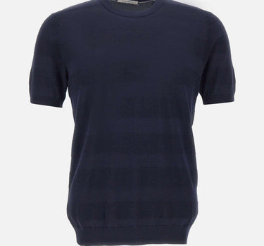 Maglia in cotone con lavorazione a righe 302421 038 KANGRA 