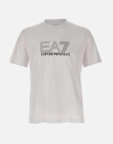 T-shirt "Visibility" in jersey di cotone 7M001307 AF10375U0002 EA7 