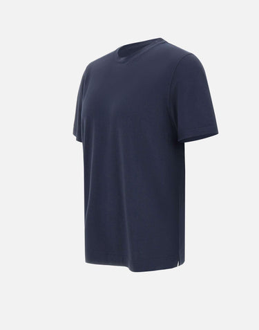 T-shirt in modal e cotone DK87110 BLU DIKTAT 