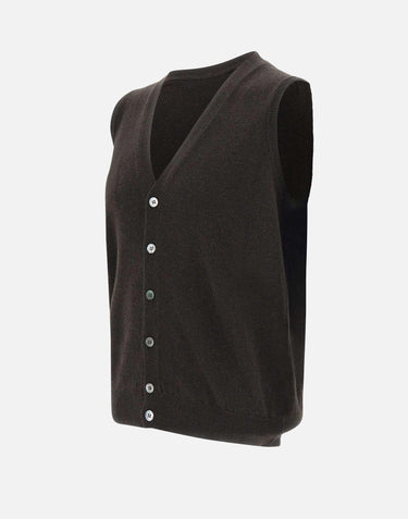 Gilet in lana e cashmere CB1SM WC12R190 FILIPPO DE LAURENTIIS 
