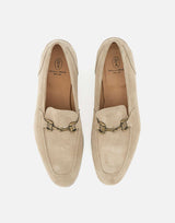 Mocassini "Vasco" in pelle scamosciata VASCO BEIGE DUCA DEGLI ABRUZZI 
